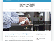 Tablet Screenshot of ironhorsecanada.com